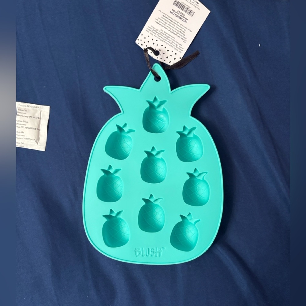 Blush Teal Pineapple Ice Mold